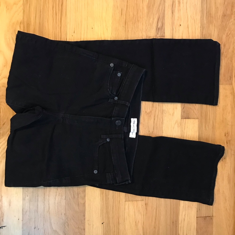 GAP “baby boot” cut black jeans